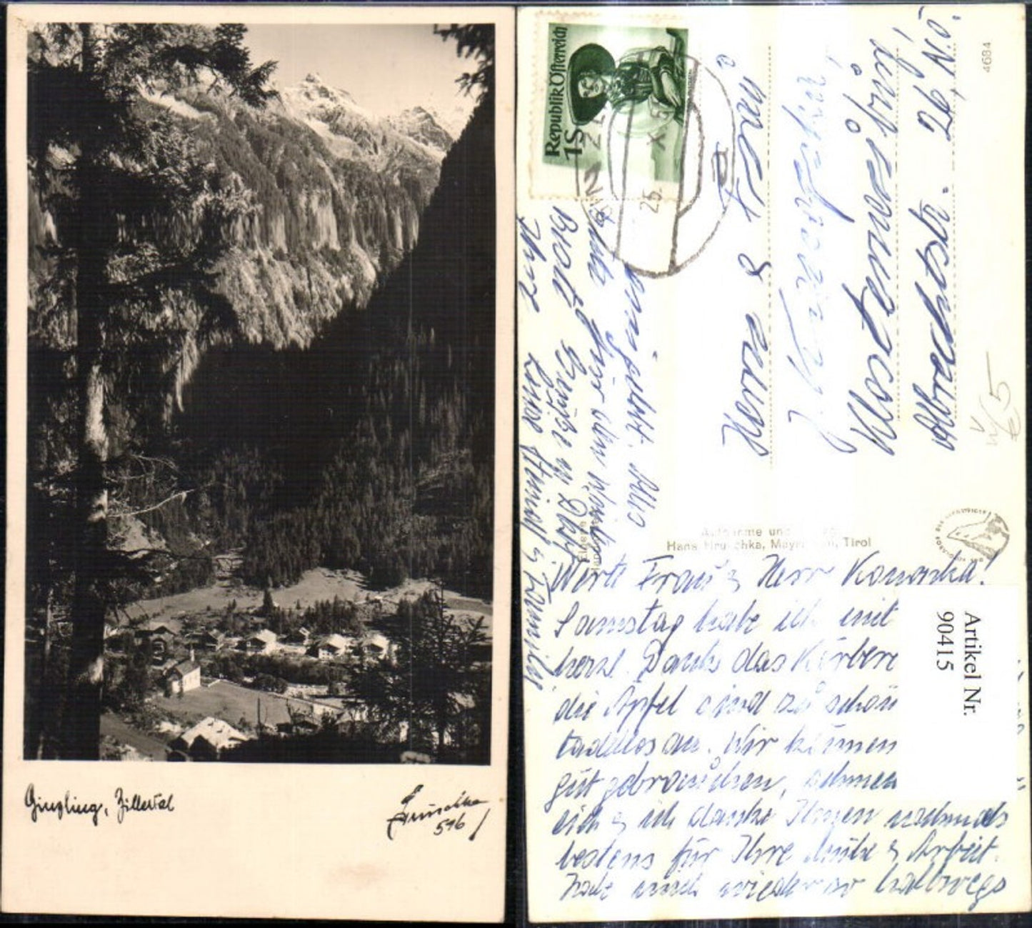 Alte Ansichtskarte – Old Postcard