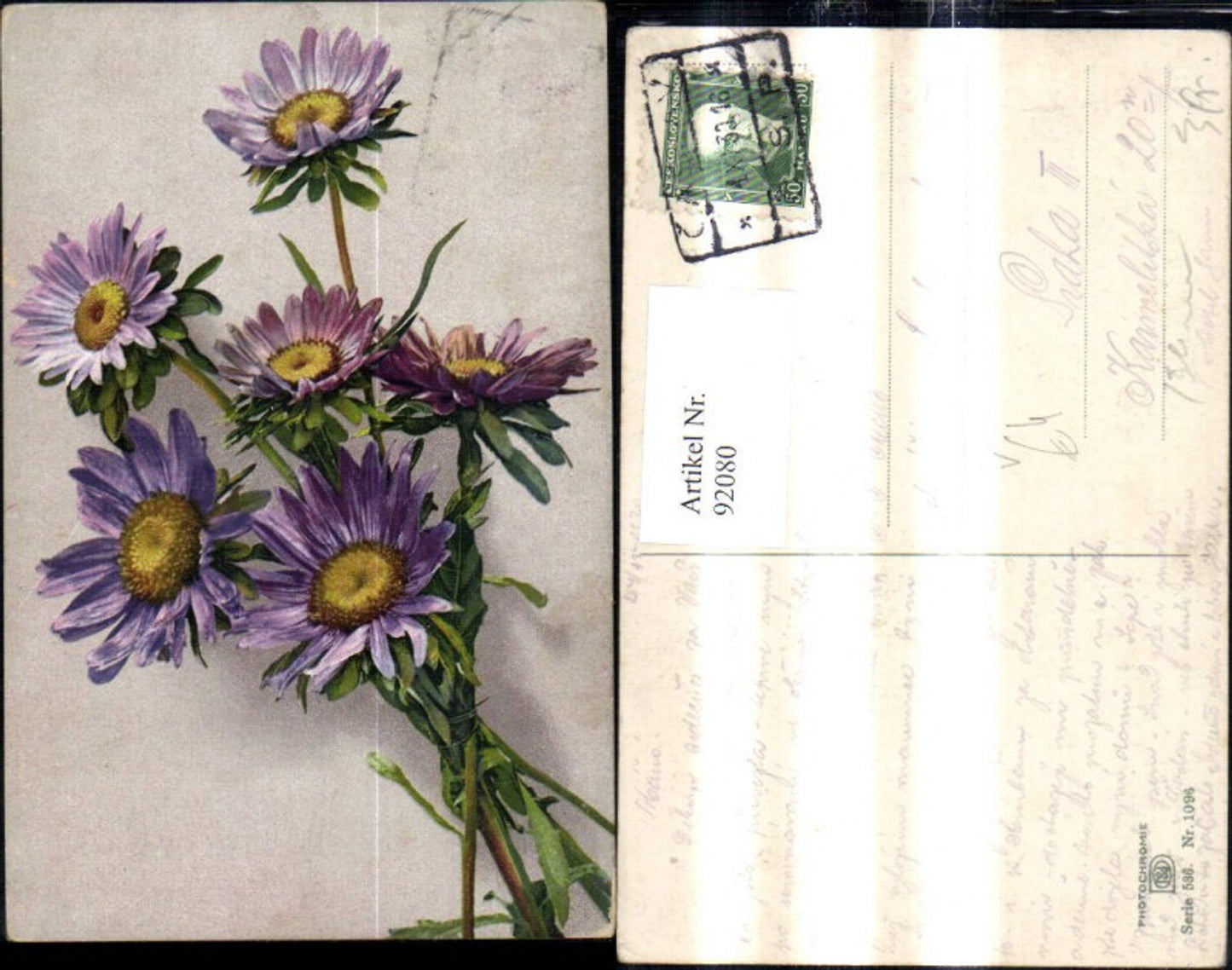 92080,Photochromie Nenke & Ostermaier 536/1096 Blumen