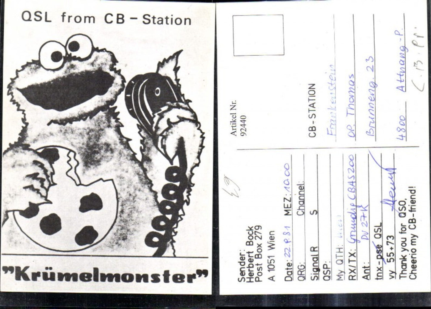 Alte Ansichtskarte – Old Postcard