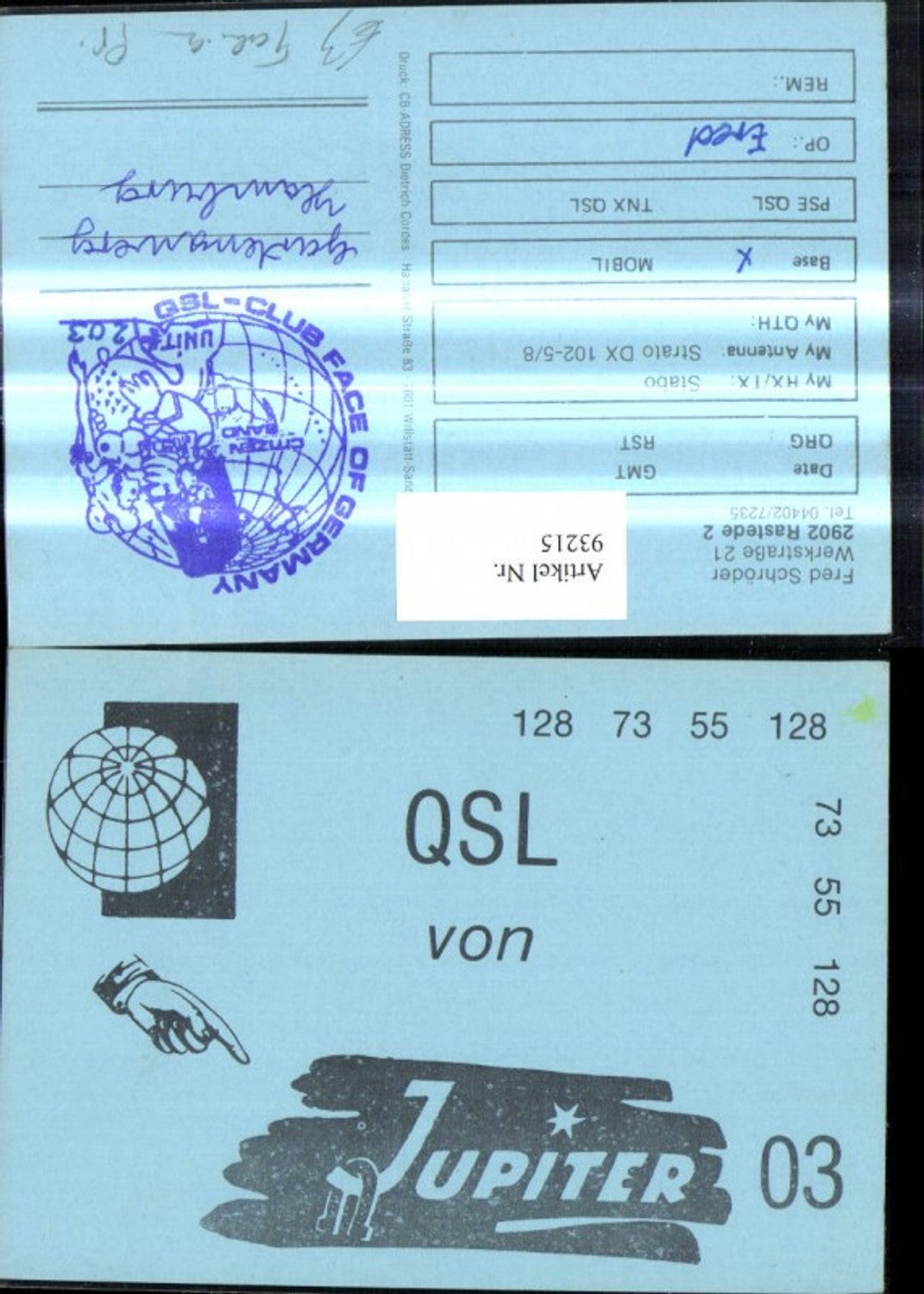 Alte Ansichtskarte – Old Postcard