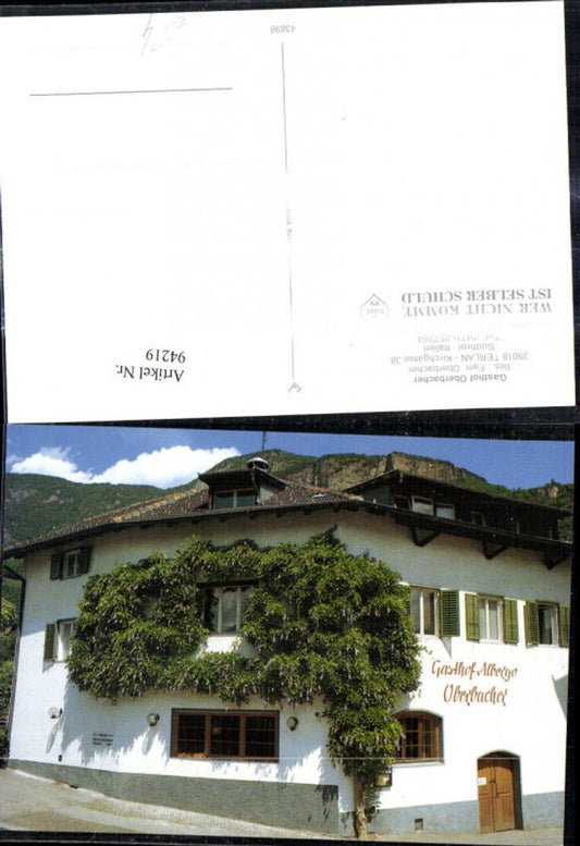 Alte Ansichtskarte – Old Postcard