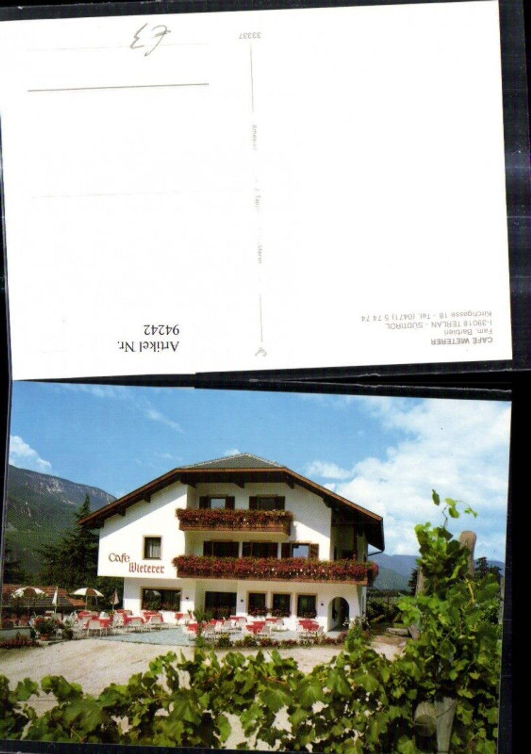 Alte Ansichtskarte – Old Postcard