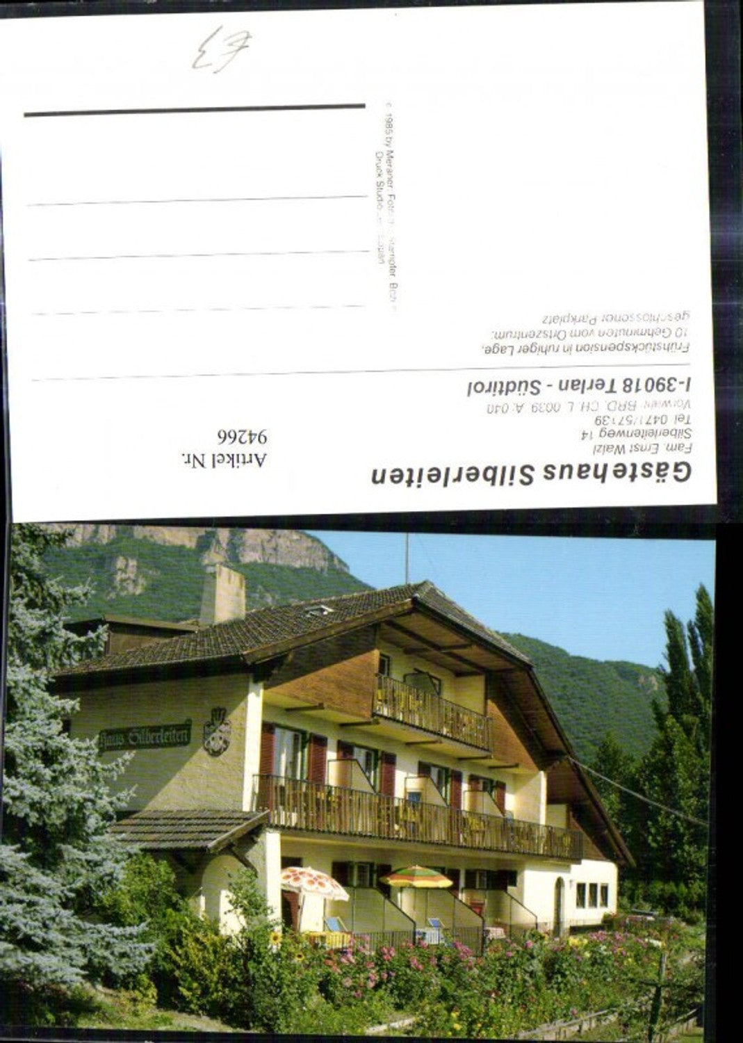 Alte Ansichtskarte – Old Postcard