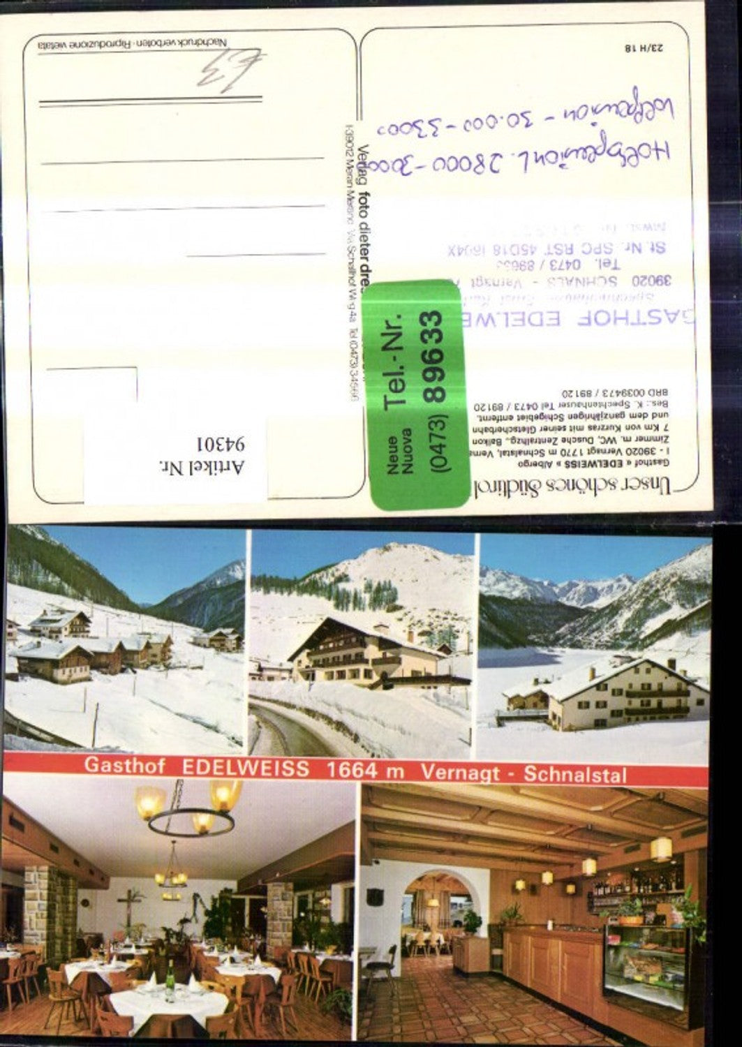 Alte Ansichtskarte – Old Postcard