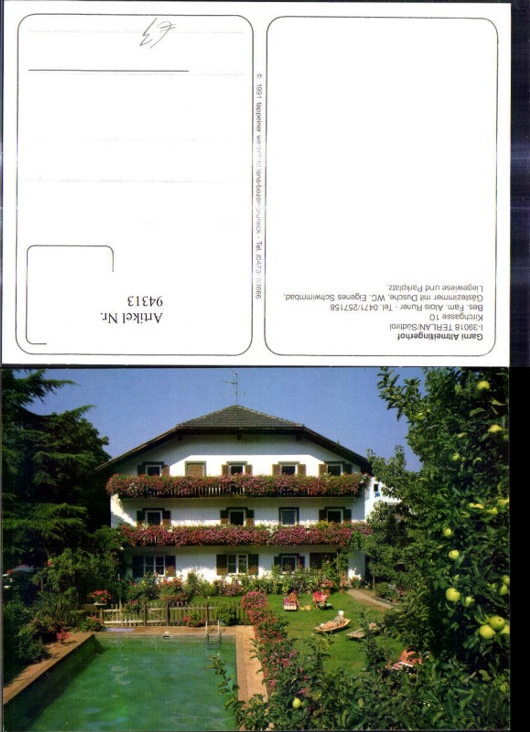 Alte Ansichtskarte – Old Postcard