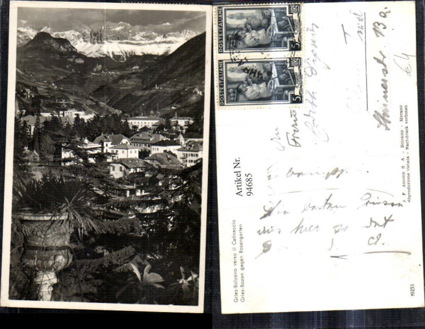Alte Ansichtskarte – Old Postcard