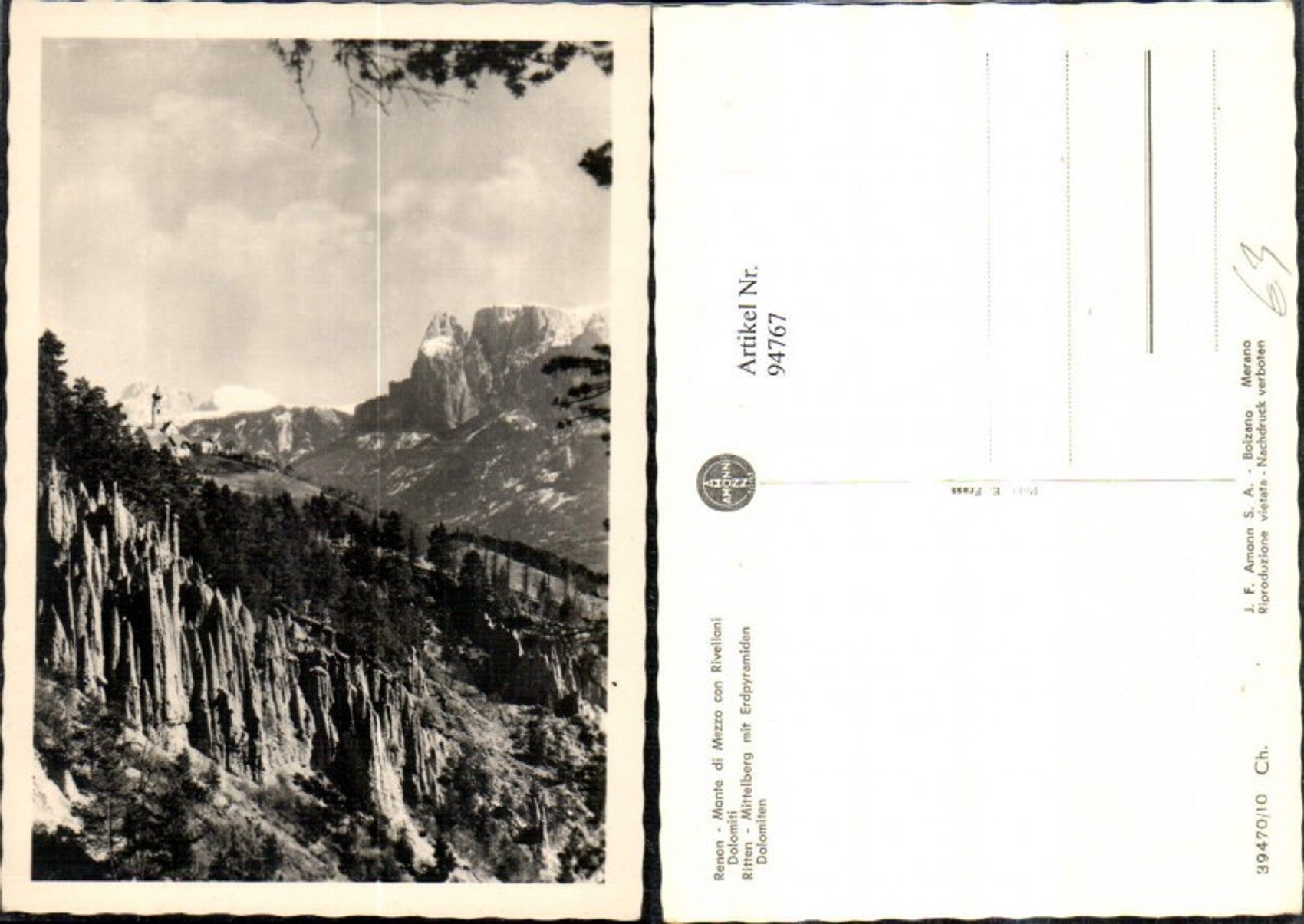 Alte Ansichtskarte – Old Postcard