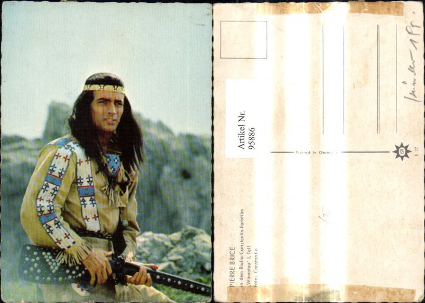 95886,Pierre Brice Winnitou Schauspieler Karl May Winnetou