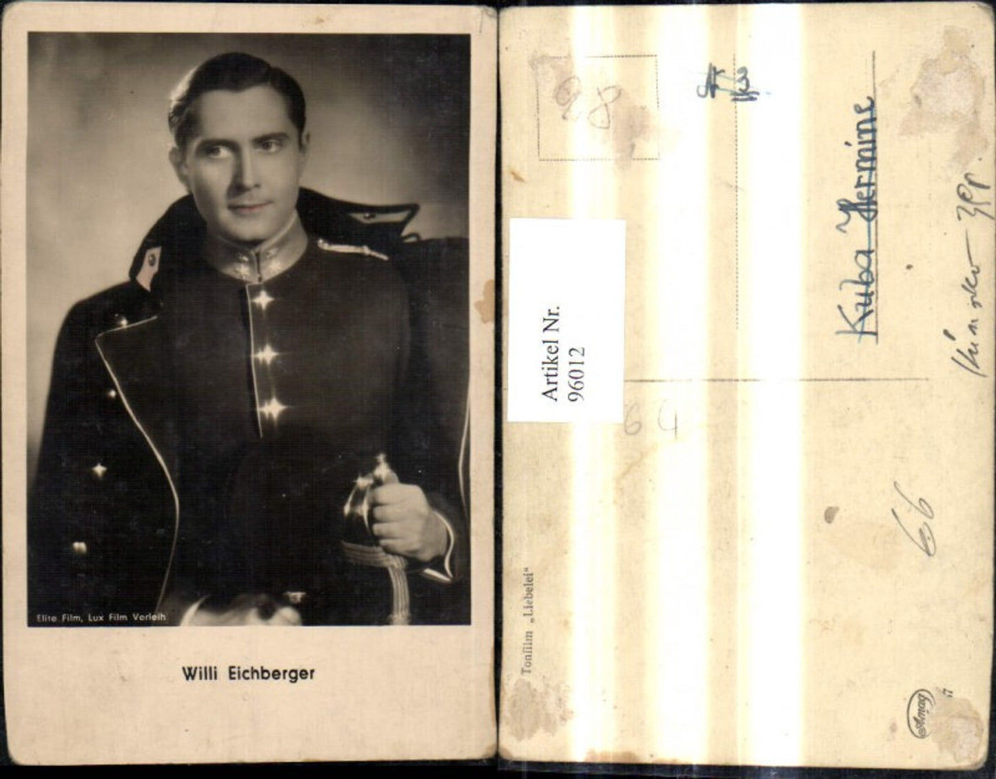 96012,Willi Eichberger Otto Tressler Hofburgtheater Burgschauspieler