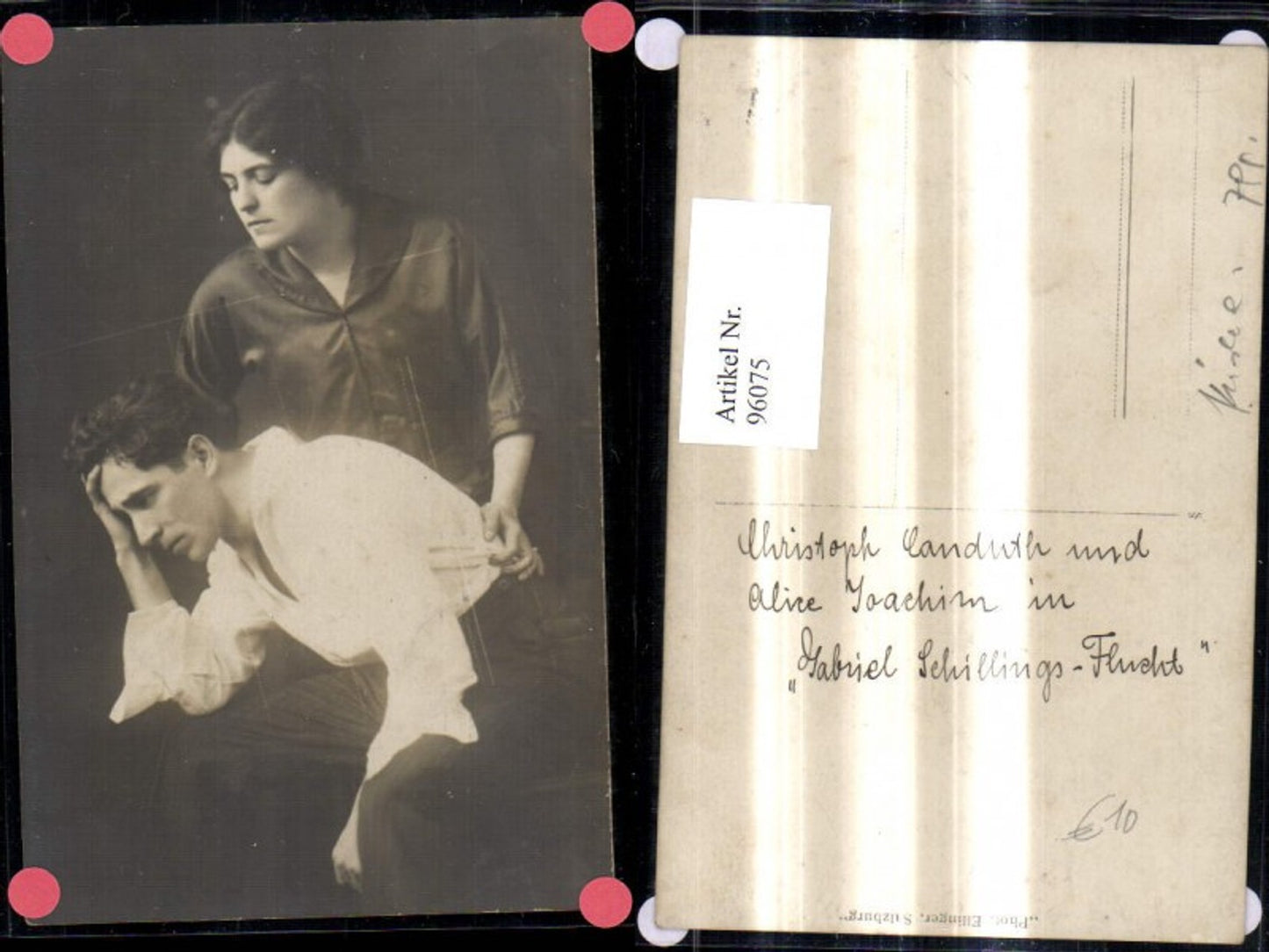 96075,Christoph Kanduth u. Alice Joachim Gabriel Schillings Flucht