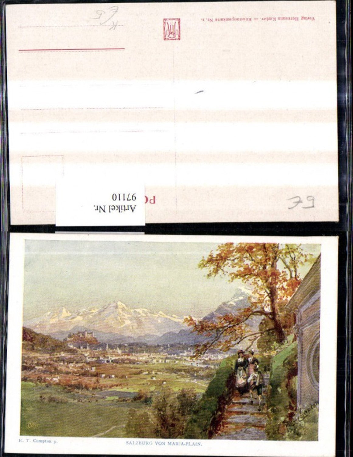 97110, Artist Ak ET Compton Salzburg v. Maria Plain