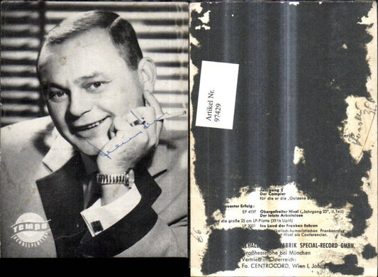 97429,Herbert Hisel m. Zigarette Humorist