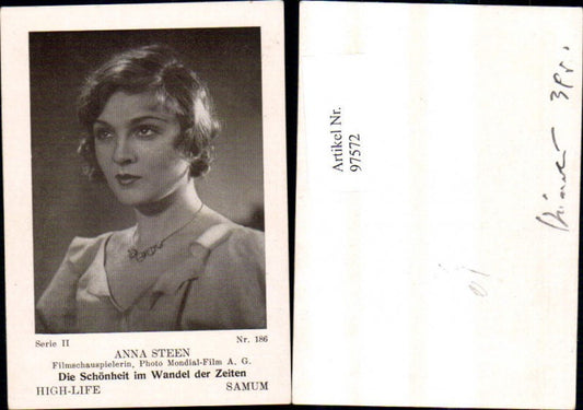 97572,Anna Steen Filmschauspieler Schauspieler