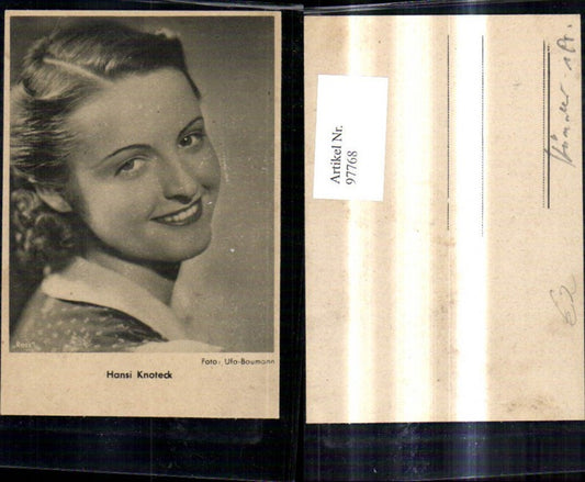 97768,Hansi Knoteck Schauspielerin pub Ross