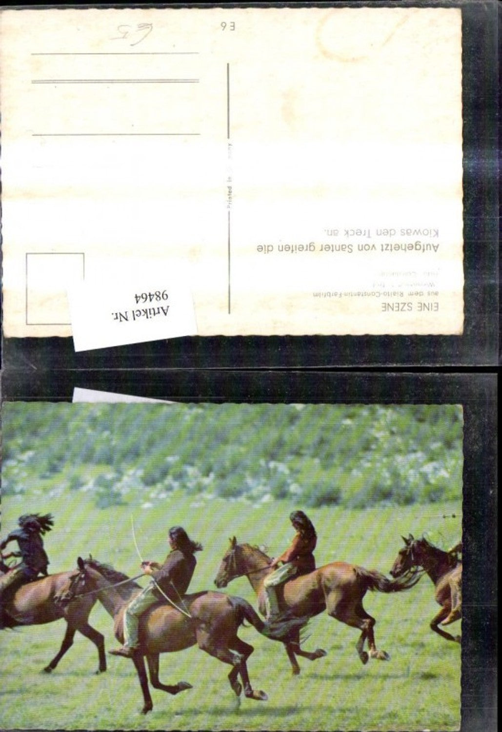 98464,Szene Winnetou 1 Teil Karl May Santer Kiowas
