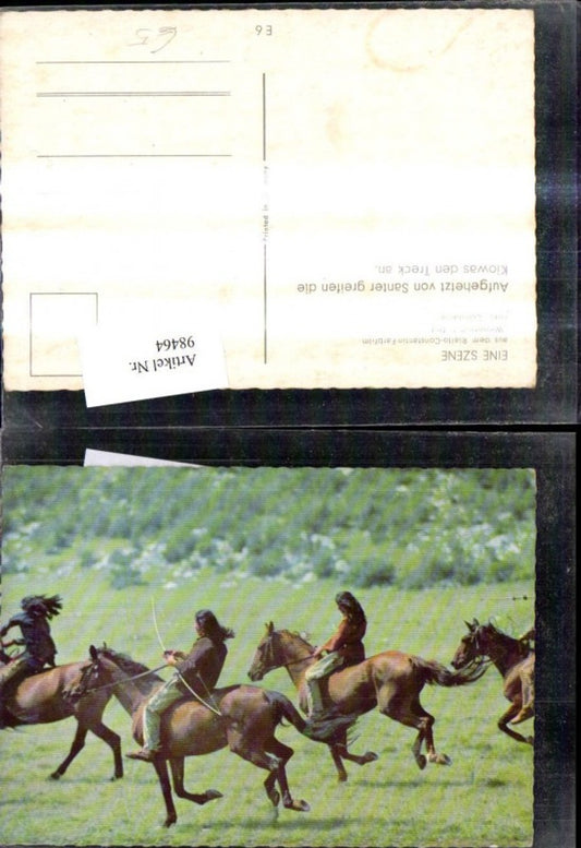 98464,Szene Winnetou 1 Teil Karl May Santer Kiowas