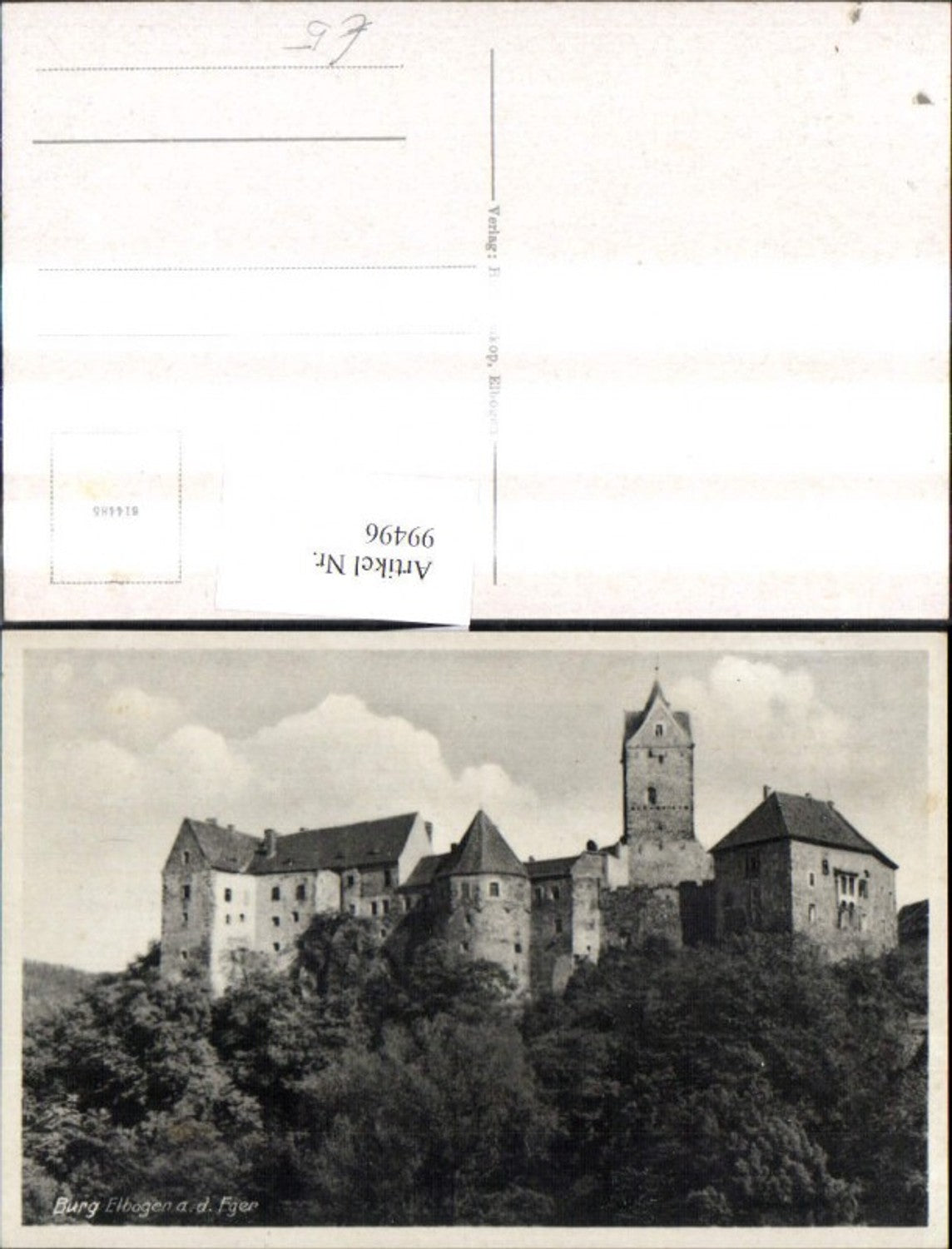 99496,Karlsbad Karlovy Vary Burg Elbogen a. d. Eger