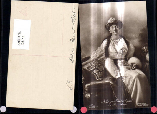 103151,Adel Monarchie Herzogin Ernst August v. Braunschweig