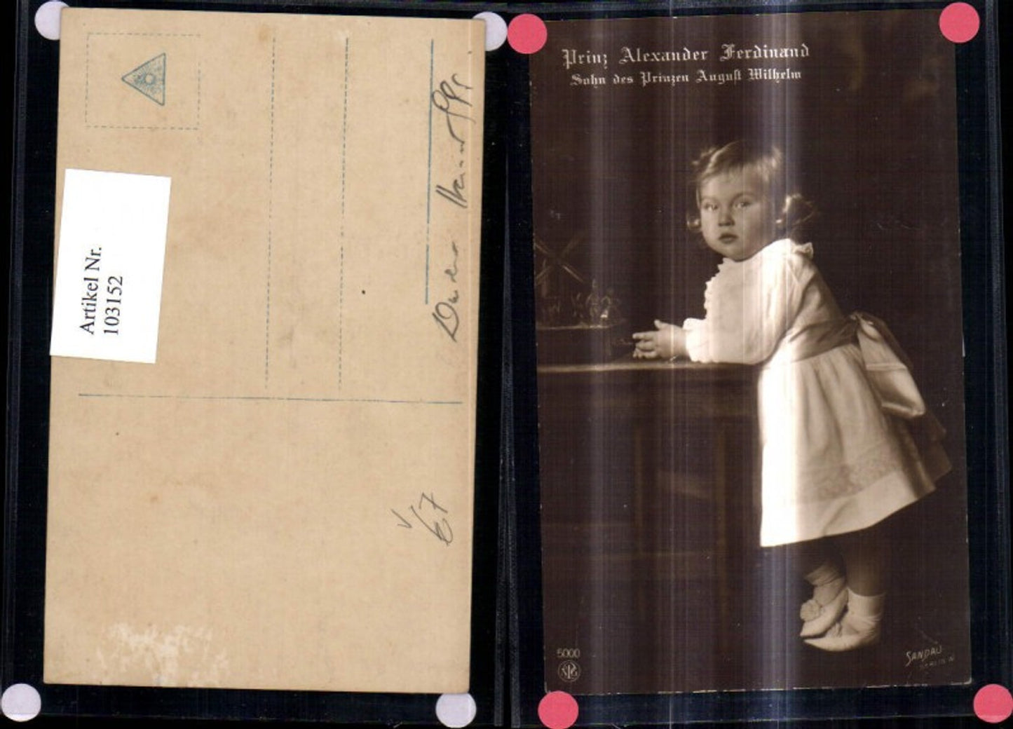 103152,Adel Monarchie Prinz Alexander Ferdinand Sohn v. Prinzen August Wilhelm pub NPG 5000