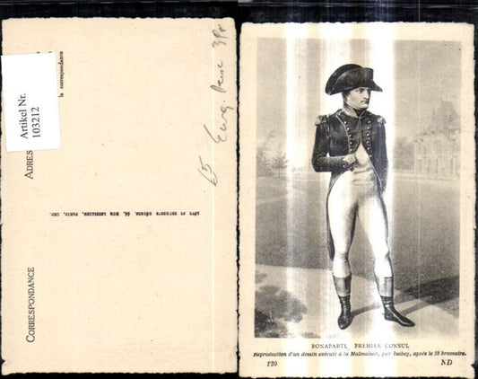 103212,Künstler Ak Napoleon Bonaparte Adel Monarchie