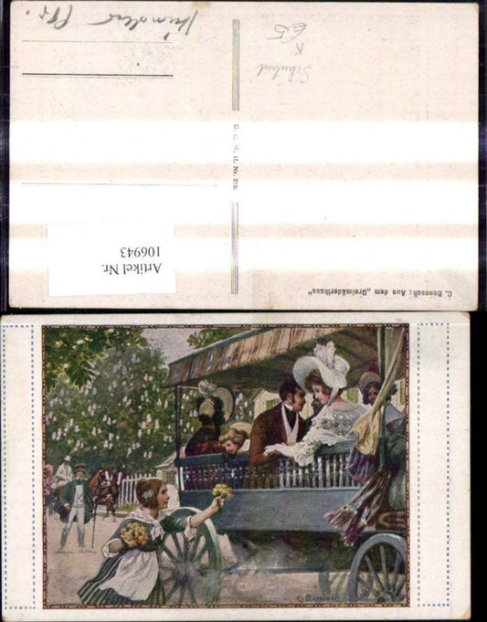 106943,Künstler Ak C. Benesch Aus dem Dreimäderlhaus Schubert Theater Musik