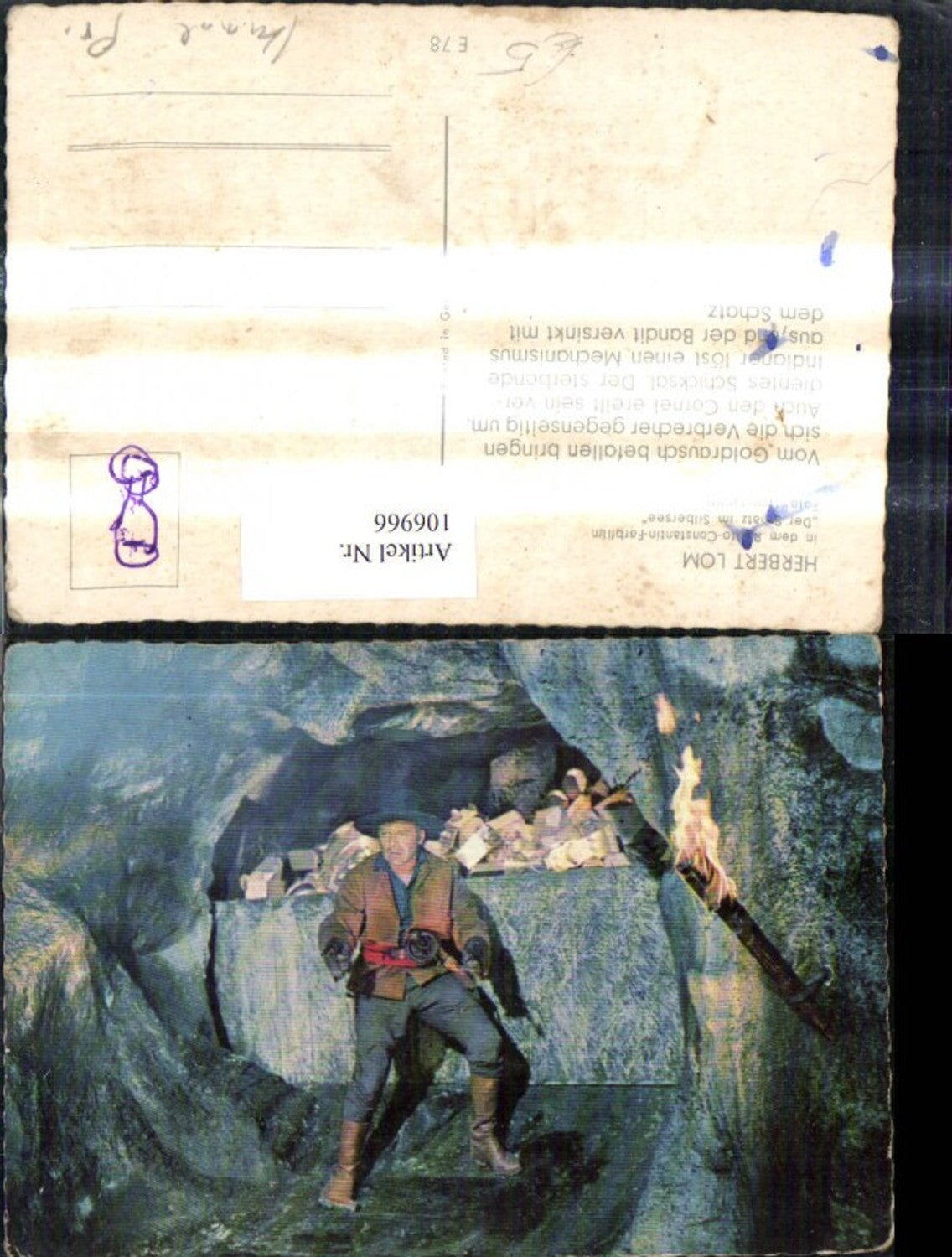 106966,Herbert Lom Schauspieler Der Schatz i. Silbersee Karl May