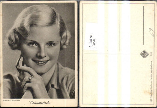 108649,Frau Portrait Träumerischer Blick