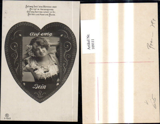 109111,Frau Herz Passepartout Spruch Text pub RPH S 1131/2