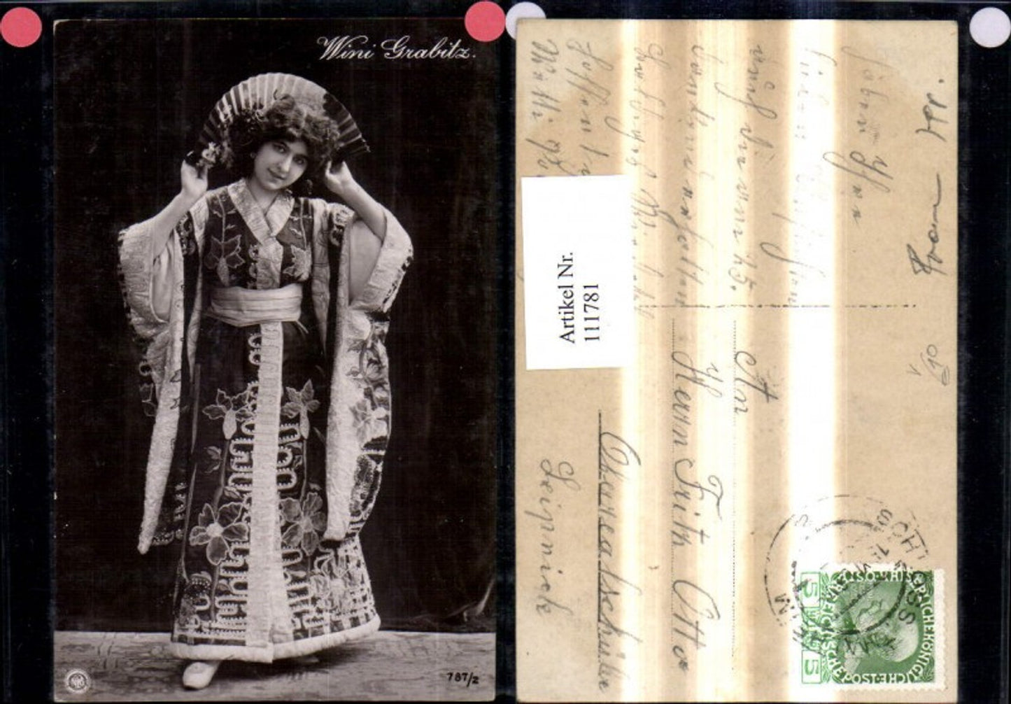 111781,Frau Mode Wini Grabitz a. Geisha Kimono pub NPG 787/2