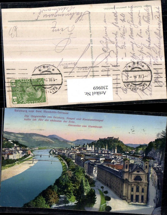 230969, Salzburg Partial view of the Humboldt Terrace