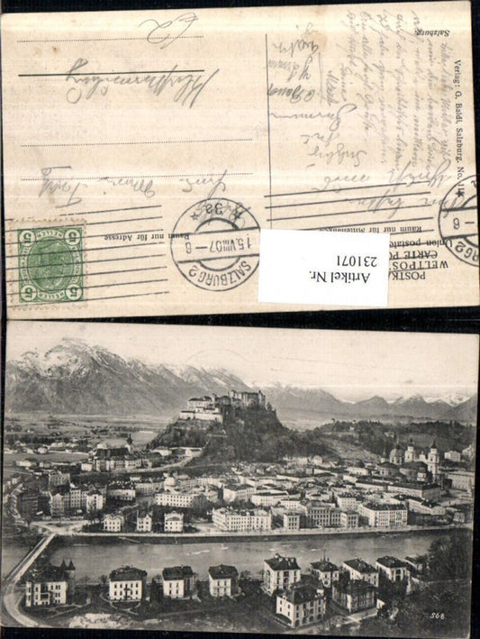 231071,Salzburg Totale m. Festung