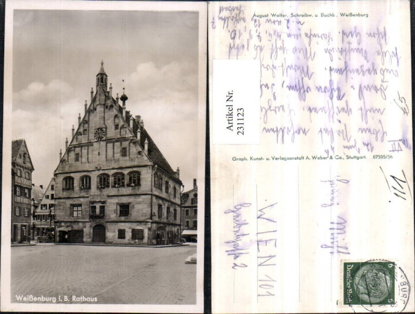 231123, Weißenburg in Bayern Town Hall