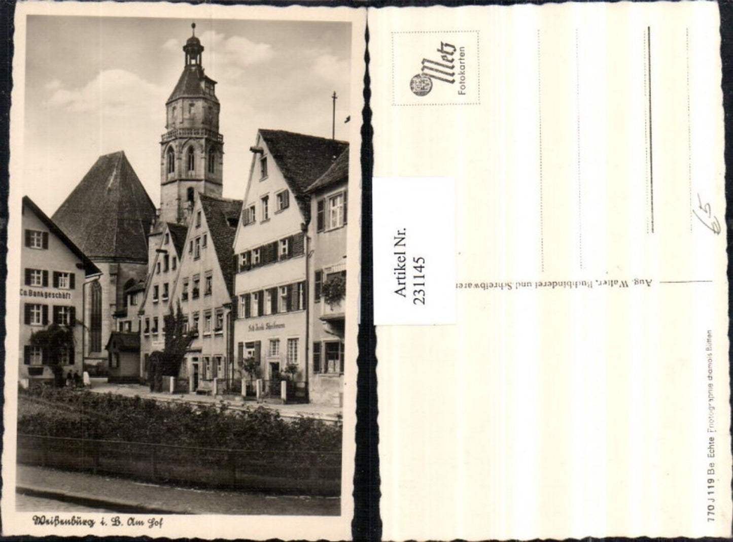 231145,Weißenburg in Bayern Am Hof Kirche