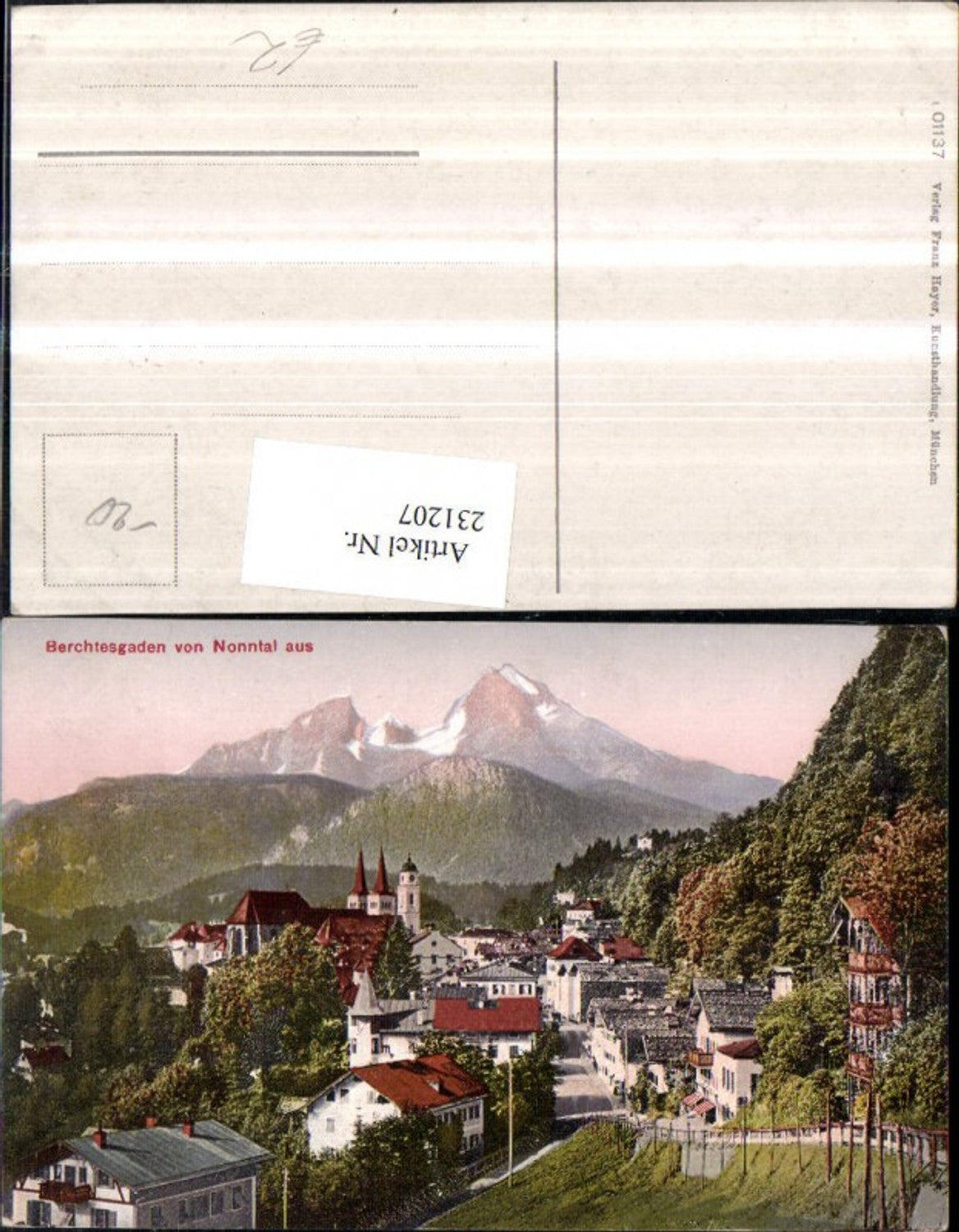 231207,Berchtesgaden Totale v. Nonntal aus