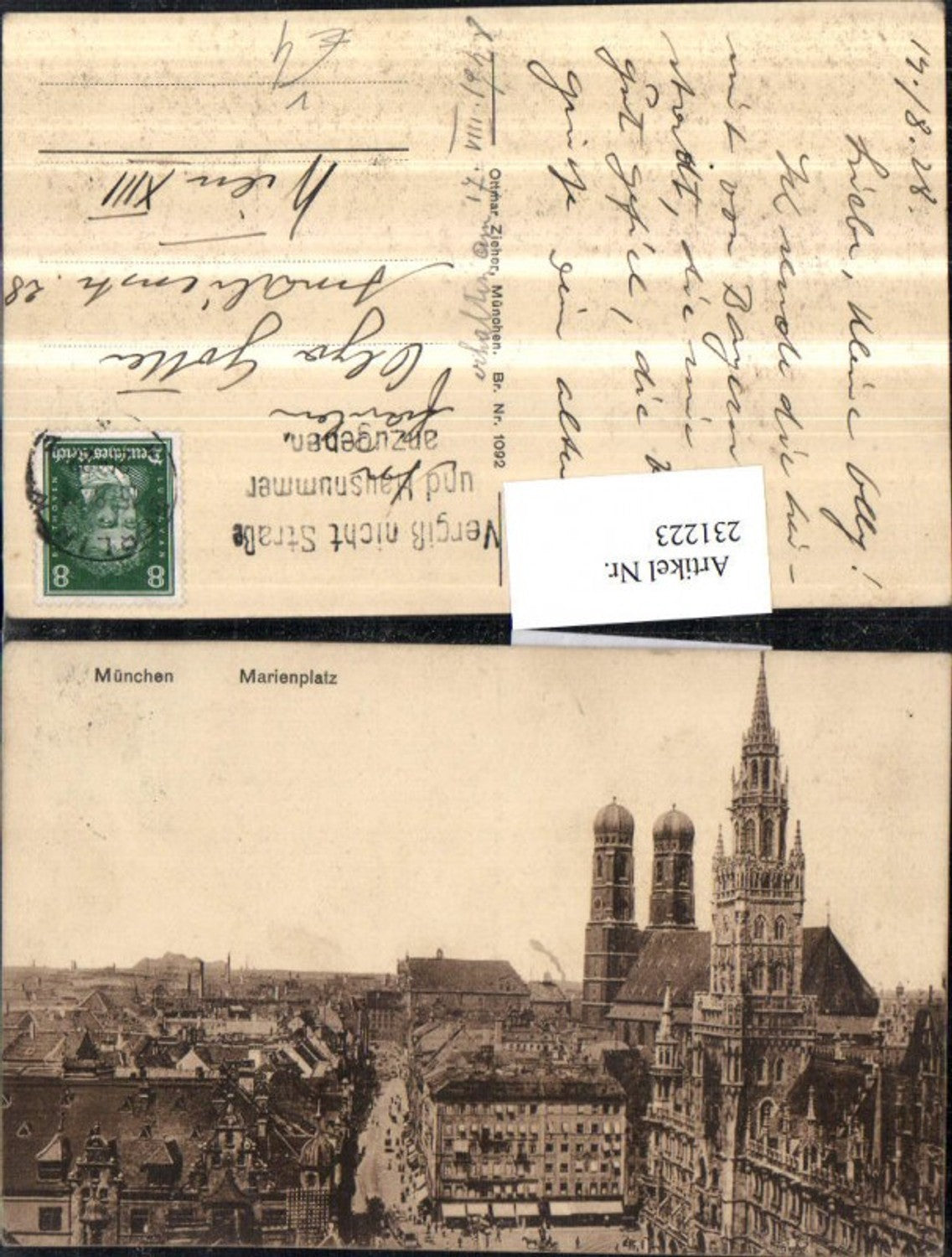 231223,München Marienplatz Rathaus Frauenkirche pub Ottmar Zieher 1092