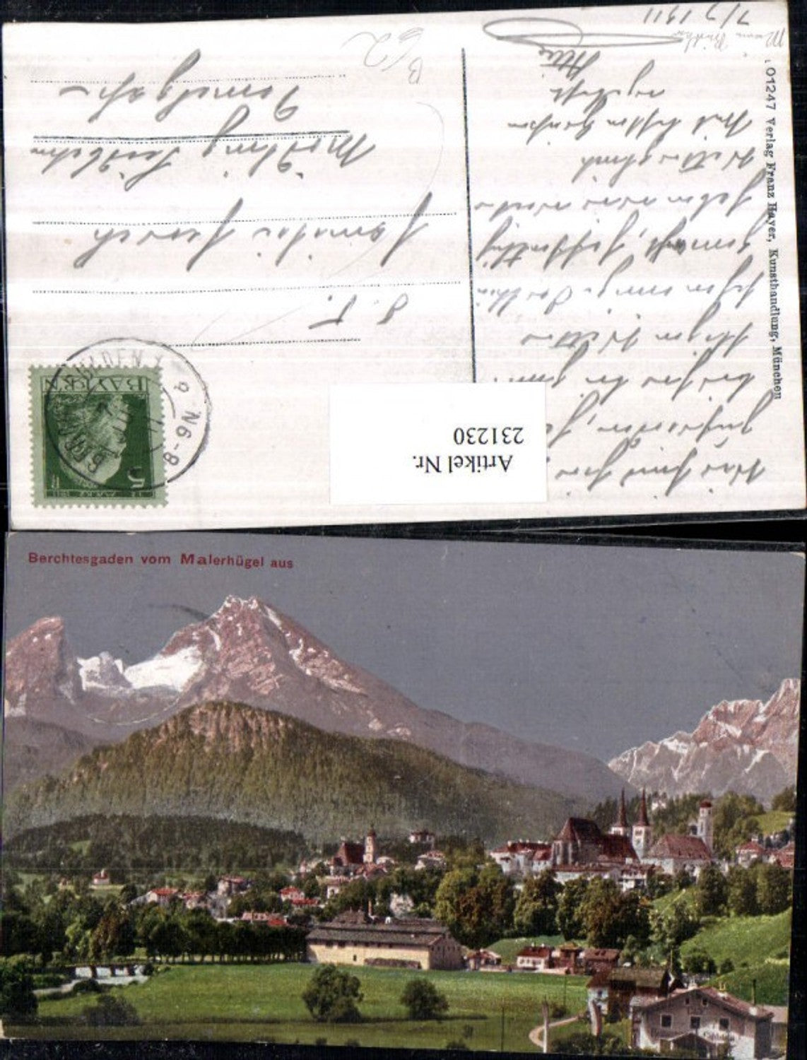 231230,Berchtesgaden Totale v. Malerhügel aus