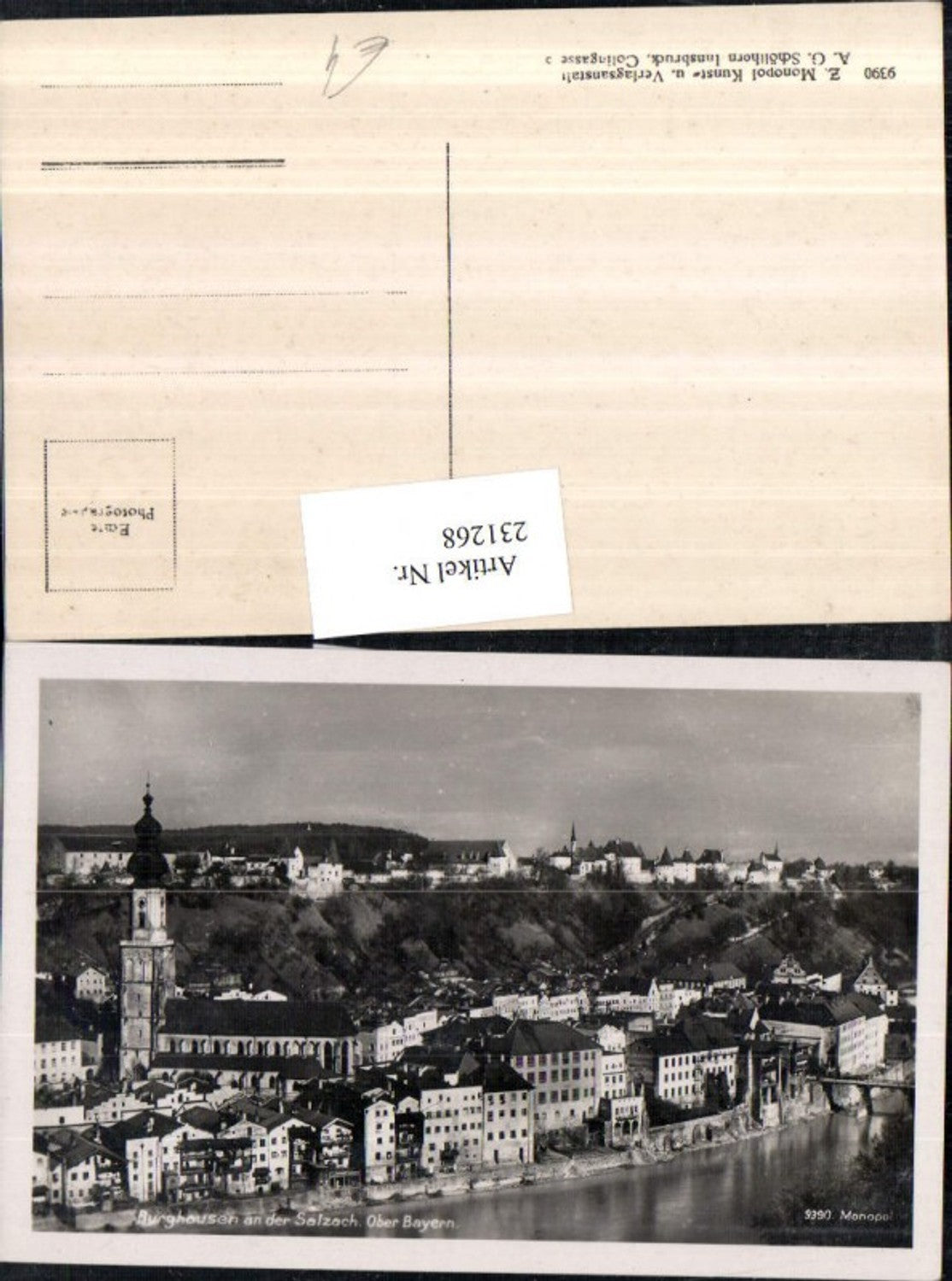 231268, Burghausen on the Salzach River, partial view