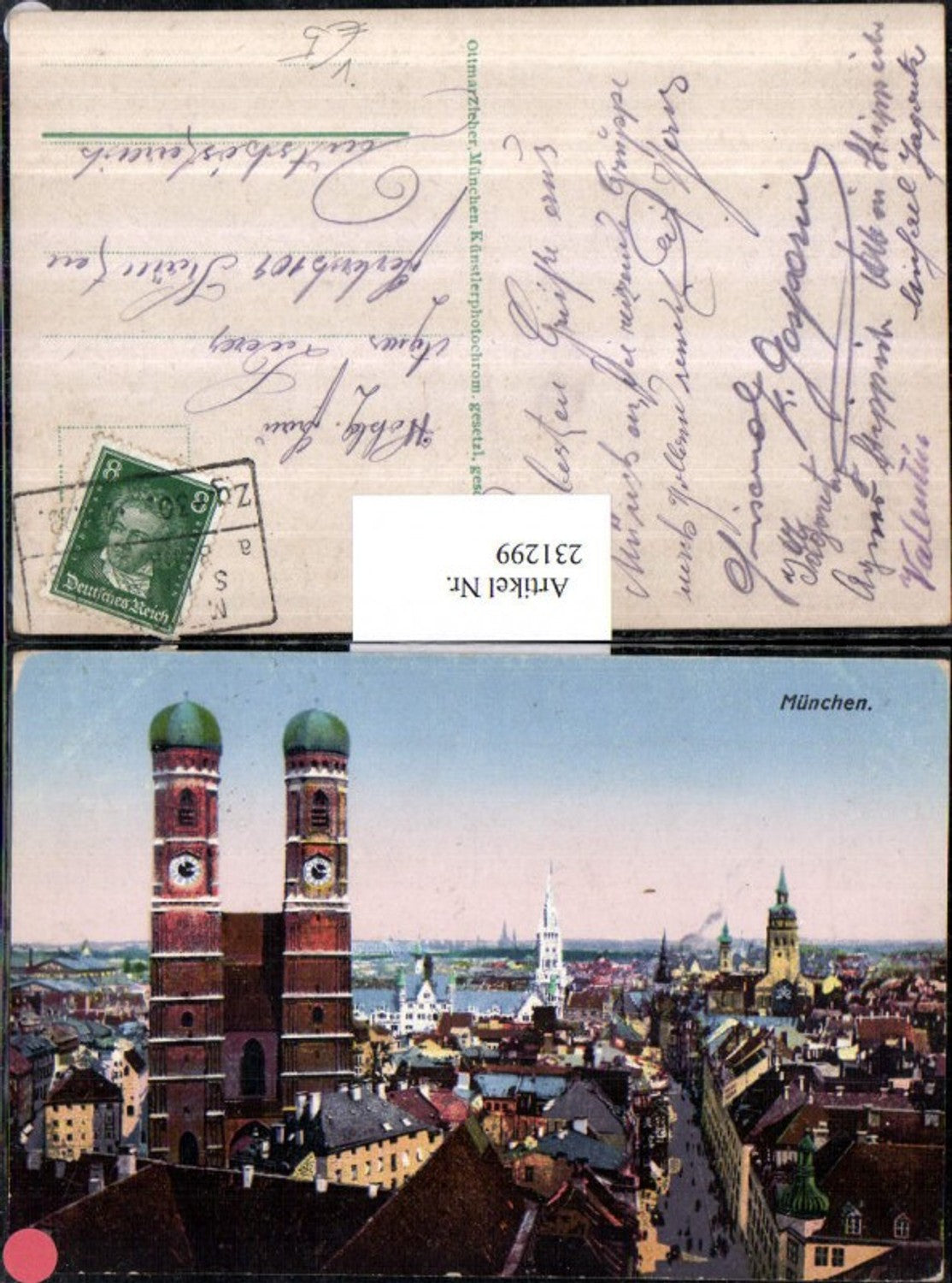 231299,München Teilansicht Frauenkirche Kirche pub Ottmar Zieher