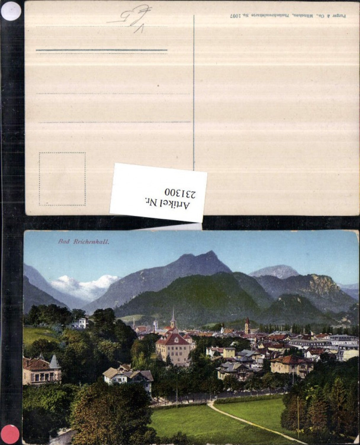 231300,Bad Reichenhall Teilansicht pub Purger u. Co 1007