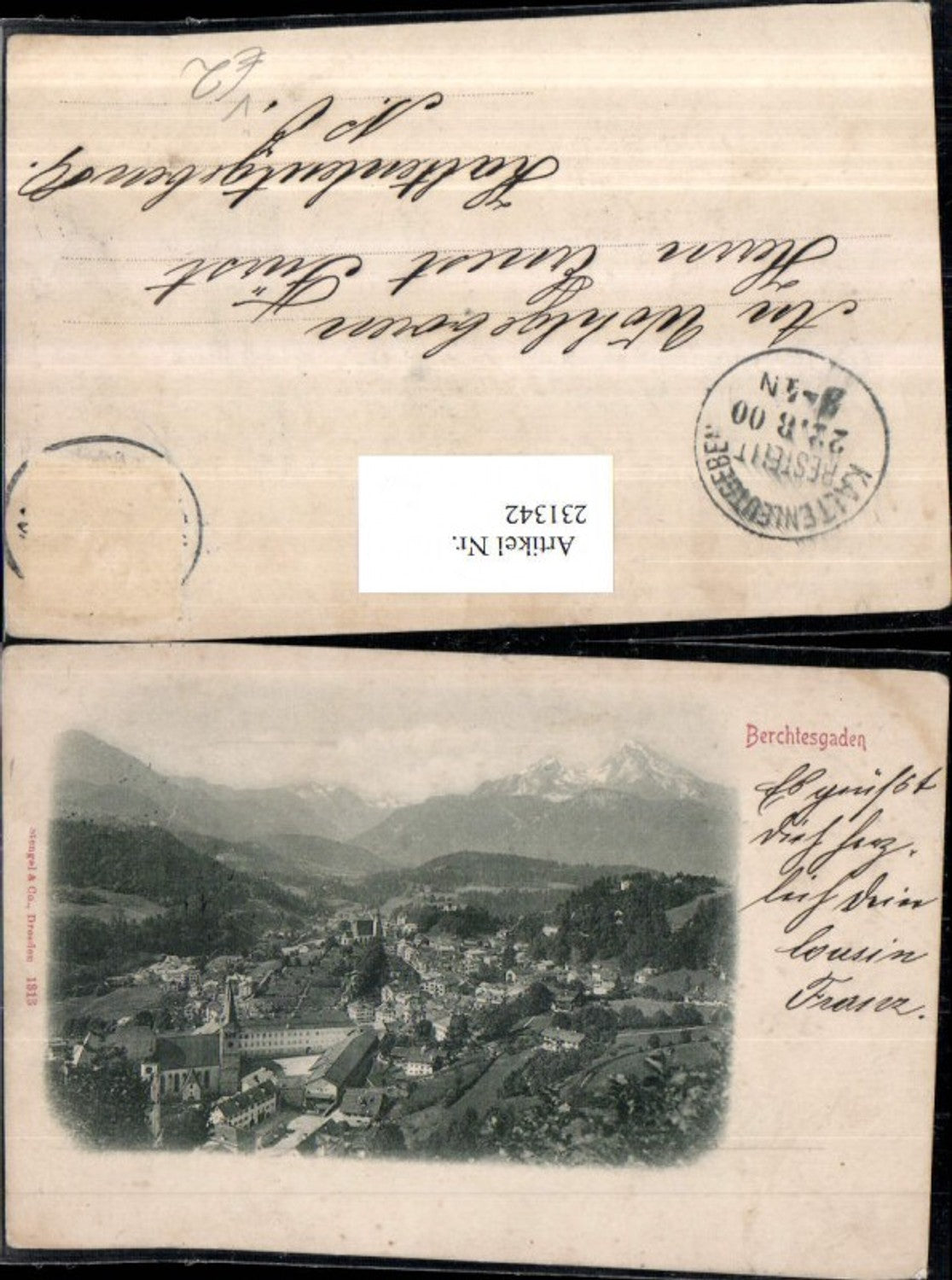 231342,Berchtesgaden Totale pub Stengel u. Co 1313