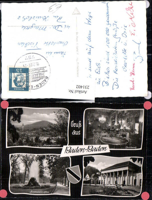 231402, Baden-Baden Total Casino Kurhaus Lichtentaler Allee Multi-image map