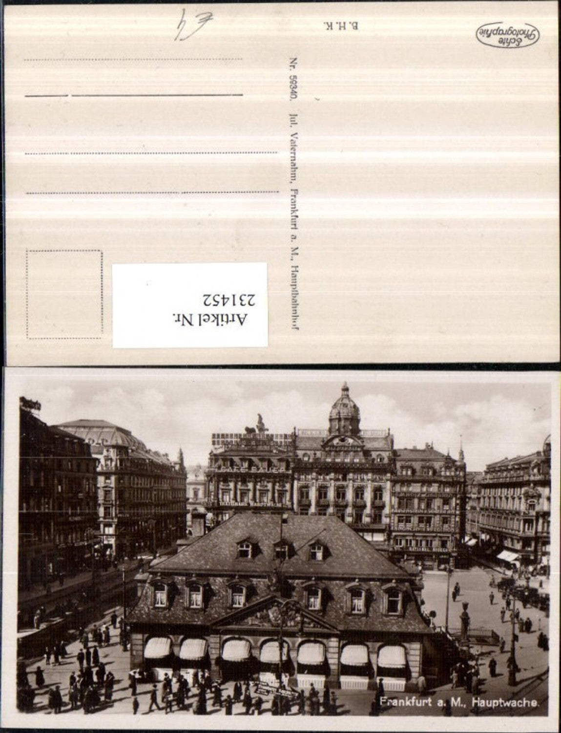 231452,Frankfurt a. Main Hauptwache Cafe Bauer Geschäfte