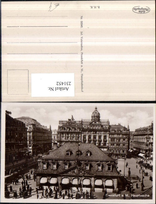 231452,Frankfurt a. Main Hauptwache Cafe Bauer Geschäfte