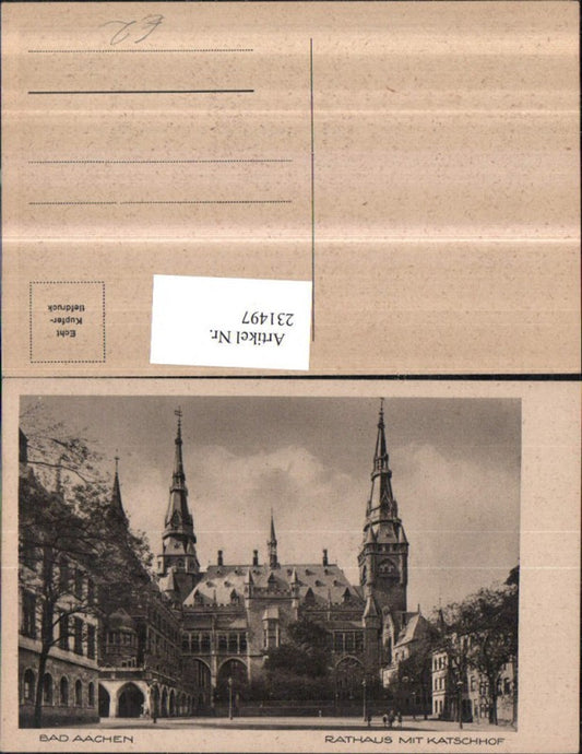 231497,Bad Aachen Rathaus m. Katschhof
