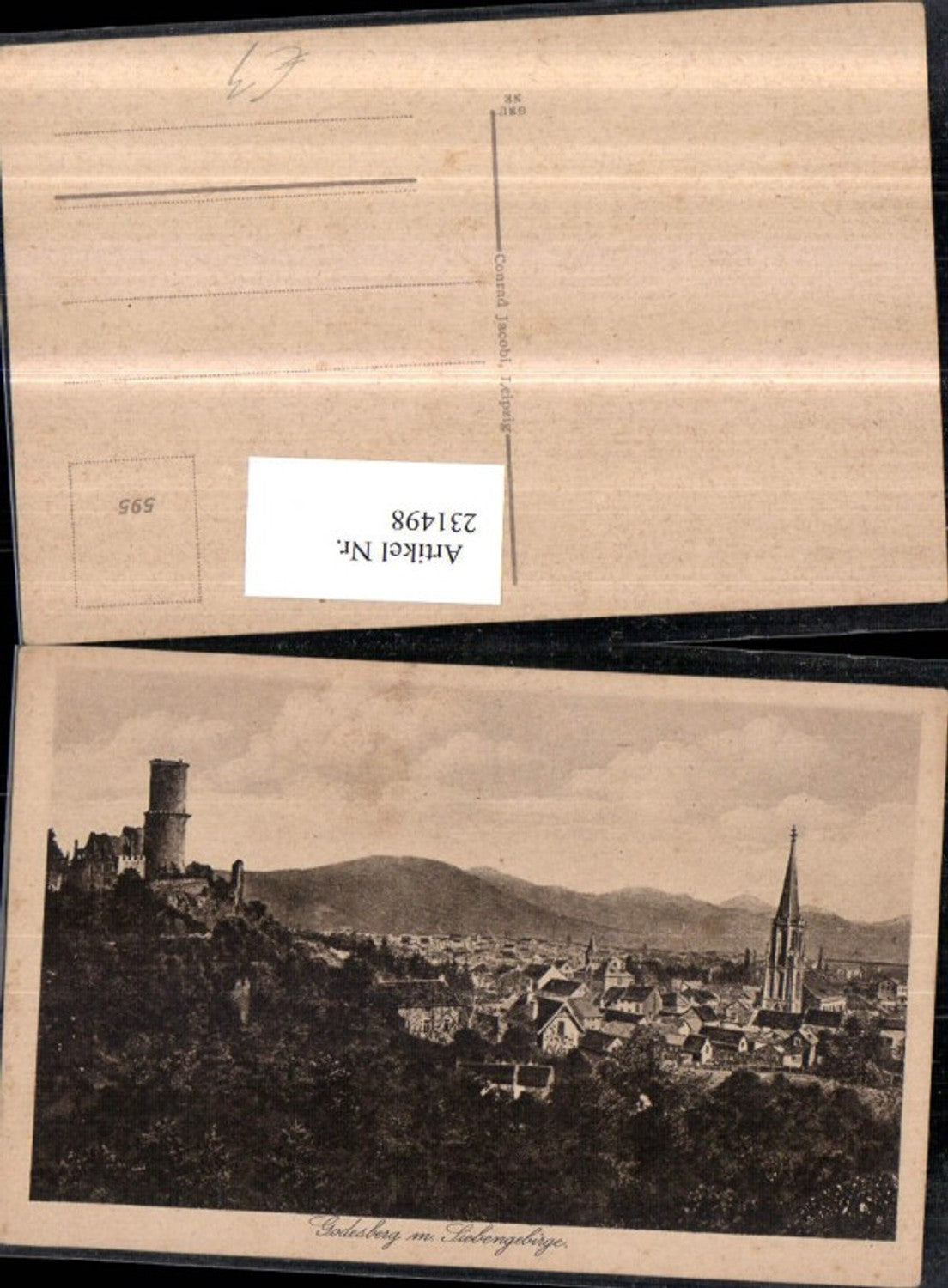 231498,Godesberg Totale m. Siebengebirge