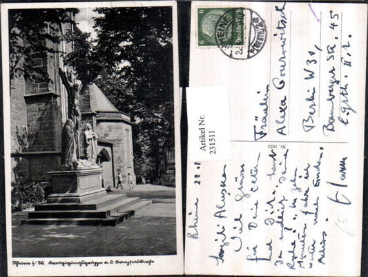 231511,Rheine in Westfalen Kreuzigungsgruppe an d. Kirche