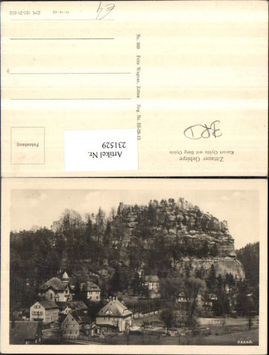 231529,Zittauer Gebirge Kurort Oybin m. Berg Oybin