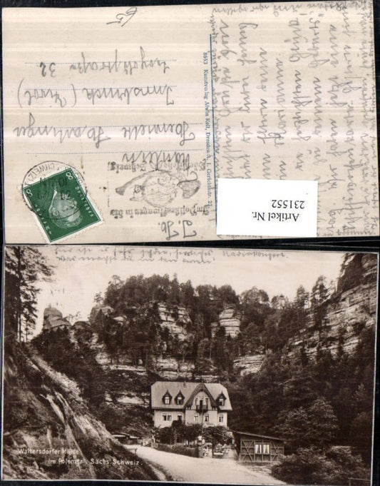 231552,Waltersdorfer Mühle im Polenztal i. d. Sächsischen Schweiz