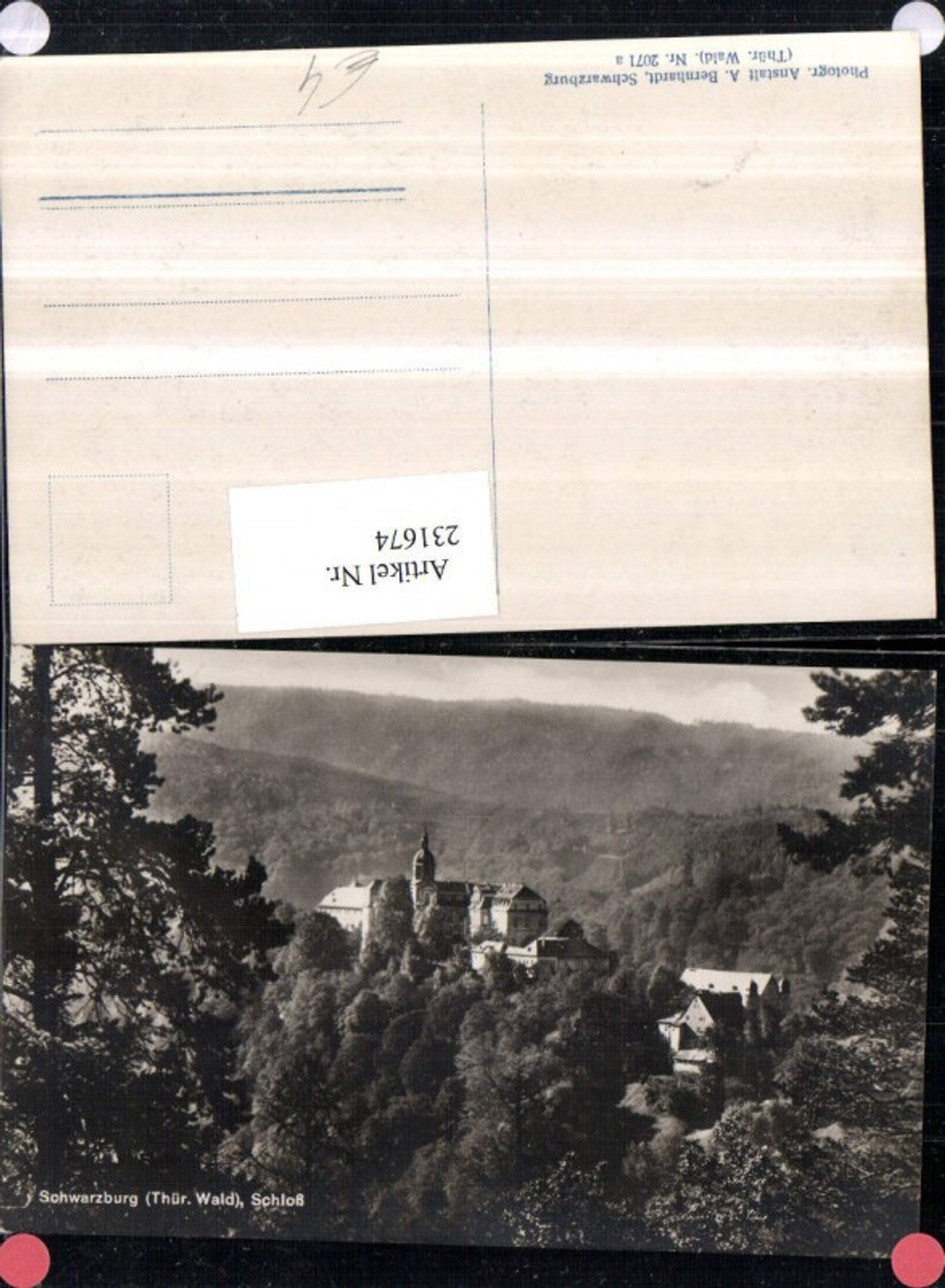 231674, Schwarzburg im Thüringer Wald Castle