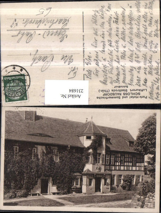 231684, Park-Hotel Schloss Rausdorf in Stadtroda, Schlosshof